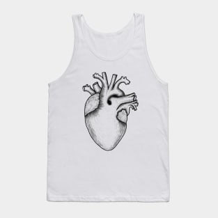 Human heart anatomy,I love my heart Tank Top